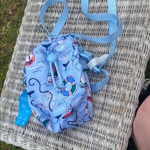 NWOT Vera Bradley sea side scenes, water bottle holder crossbody